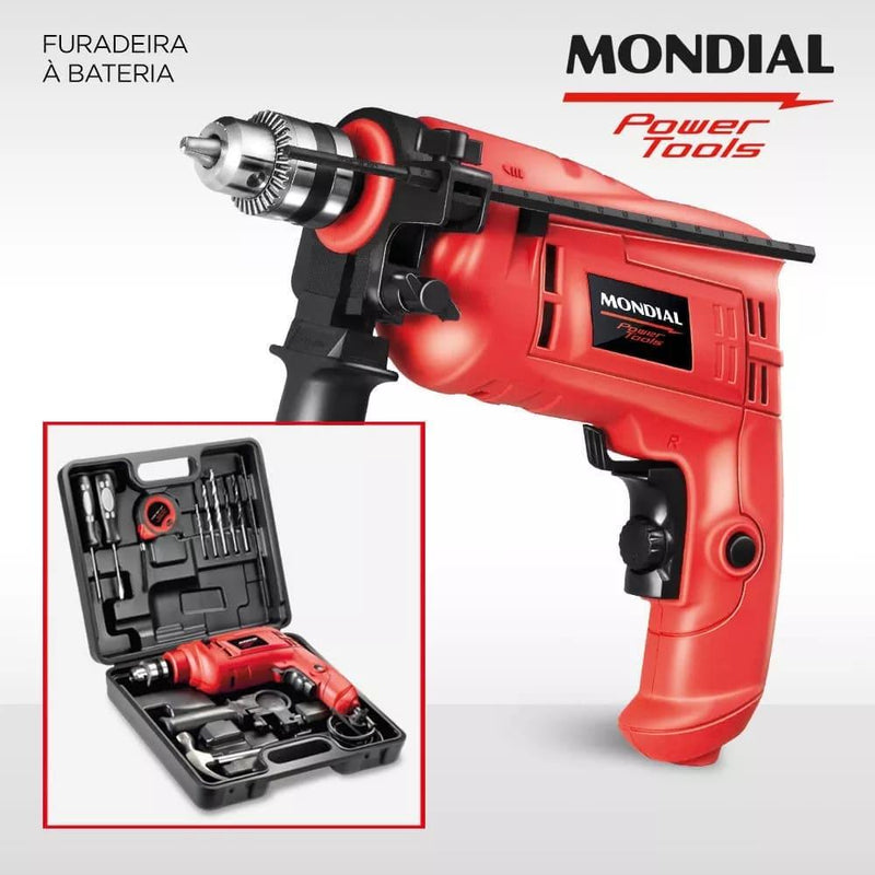 Furadeira de Impacto Mondial Power 600W