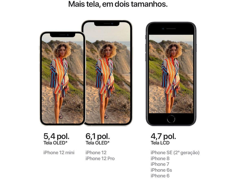 iPhone 12 Apple 64GB Câmera Dupla