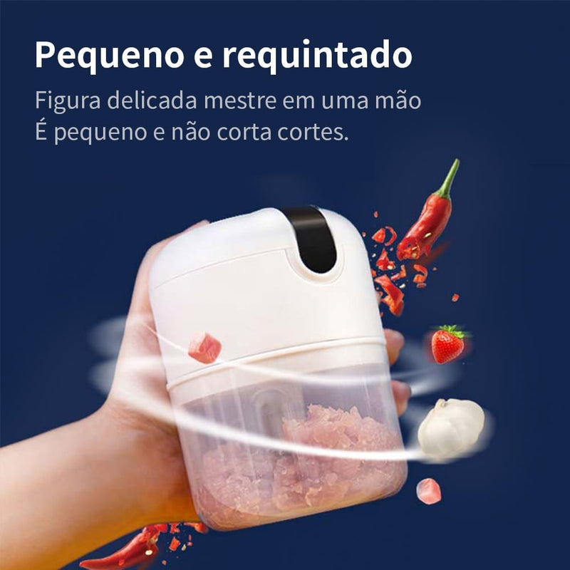 Mini Processador Elétrico de Alimentos Portátil 250ml | Leve Mais, Pague Menos