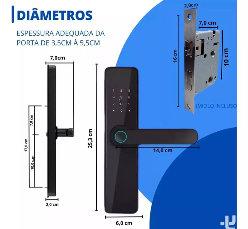 Fechadura Digital Smart Touch Inteligente